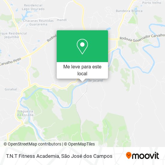T.N.T Fitness Academia mapa