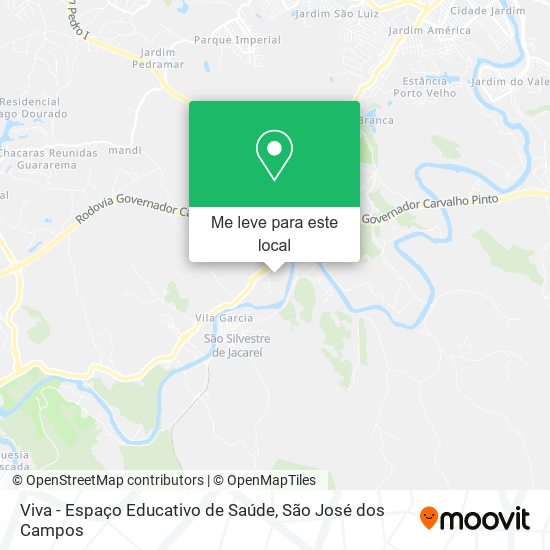 Viva - Espaço Educativo de Saúde mapa