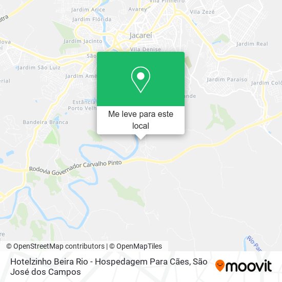 Hotelzinho Beira Rio - Hospedagem Para Cães mapa