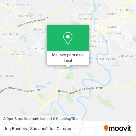 Ieq Bandeira mapa