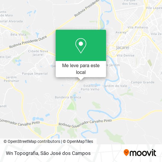 Wn Topografia mapa