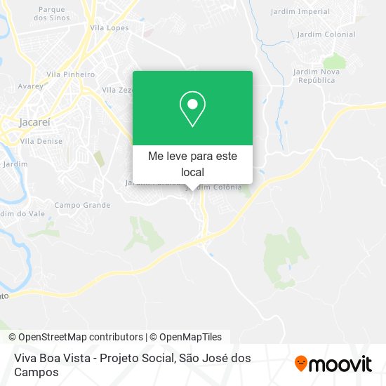 Viva Boa Vista - Projeto Social mapa