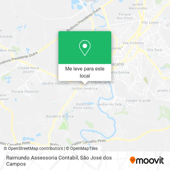 Raimundo Assessoria Contabil mapa