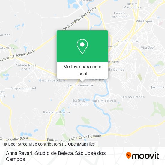 Anna Ravari -Studio de Beleza mapa