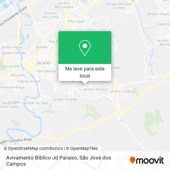 Avivamento Biblico Jd Paraíso mapa