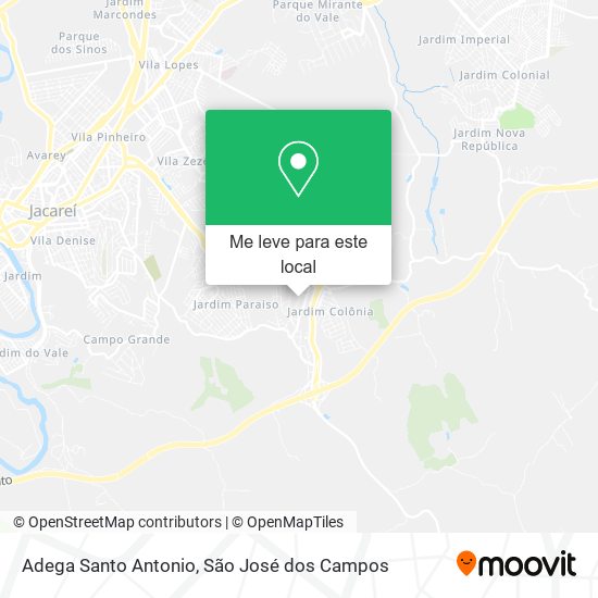 Adega Santo Antonio mapa