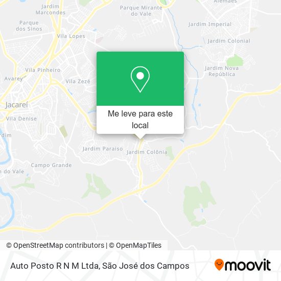 Auto Posto R N M Ltda mapa