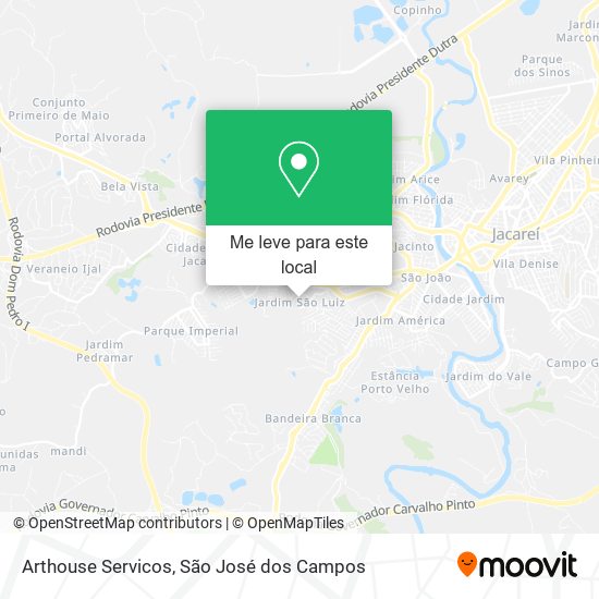 Arthouse Servicos mapa