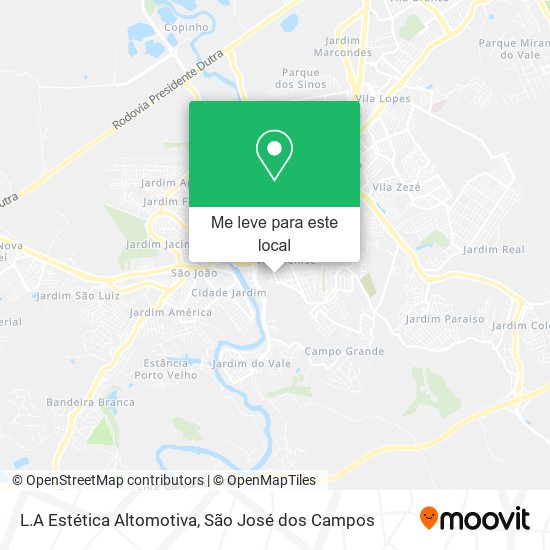 L.A Estética Altomotiva mapa