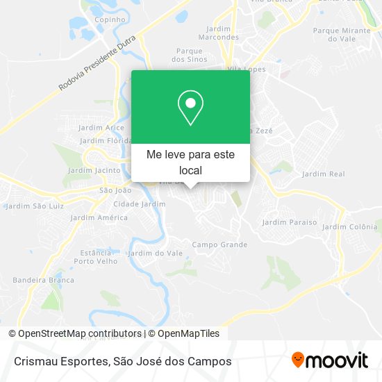 Crismau Esportes mapa