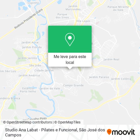 Studio Ana Labat - Pilates e Funcional mapa