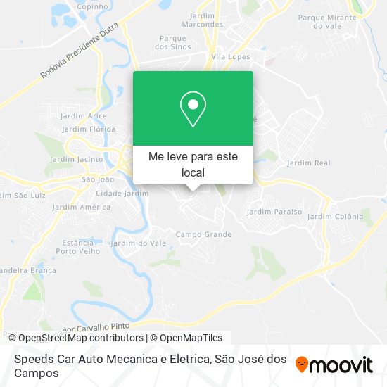 Speeds Car Auto Mecanica e Eletrica mapa