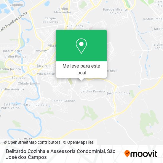 Belitardo Cozinha e Assessoria Condominial mapa