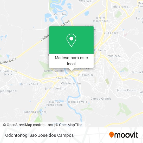 Odontonog mapa
