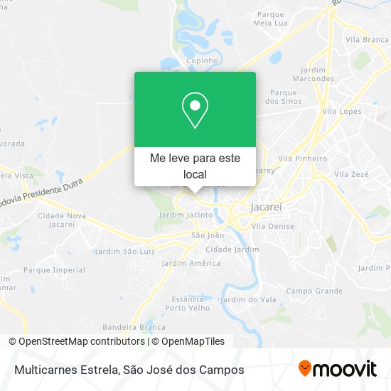 Multicarnes Estrela mapa