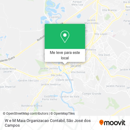 W e M Maia Organizacao Contabil mapa
