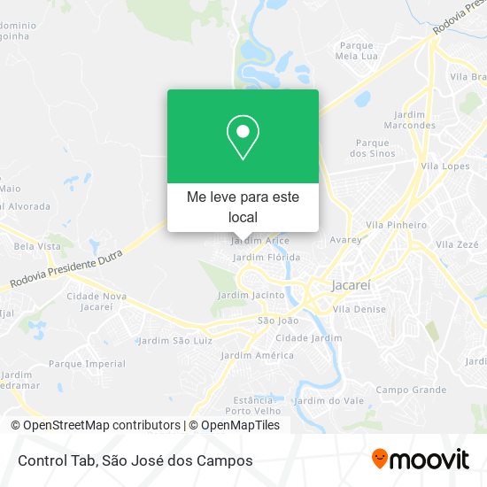 Control Tab mapa