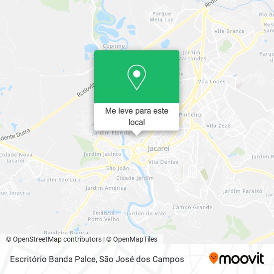 Escritório Banda Palce mapa