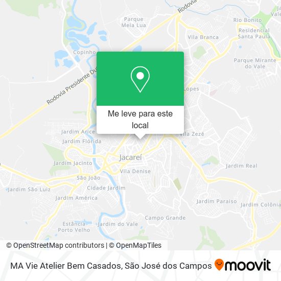 MA Vie Atelier Bem Casados mapa