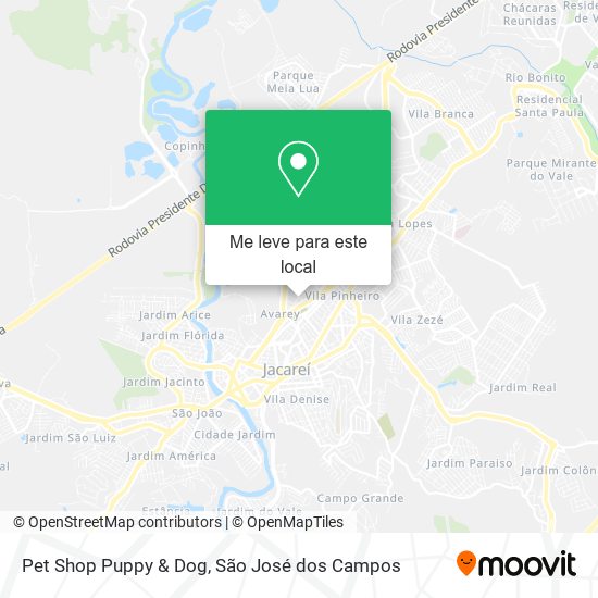 Pet Shop Puppy & Dog mapa
