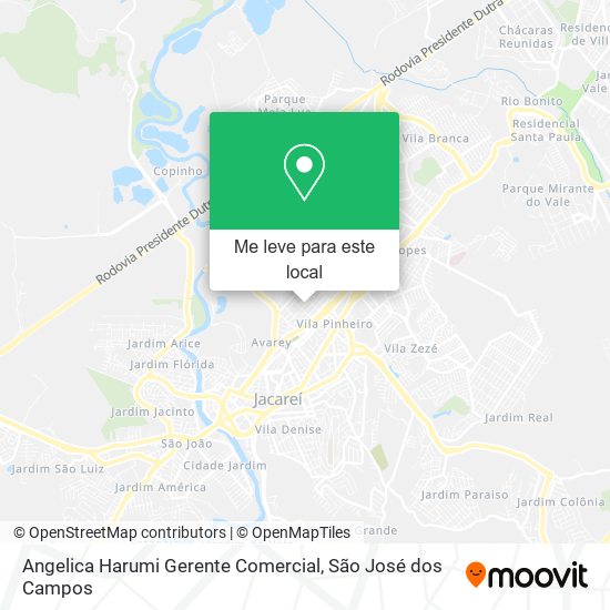 Angelica Harumi Gerente Comercial mapa