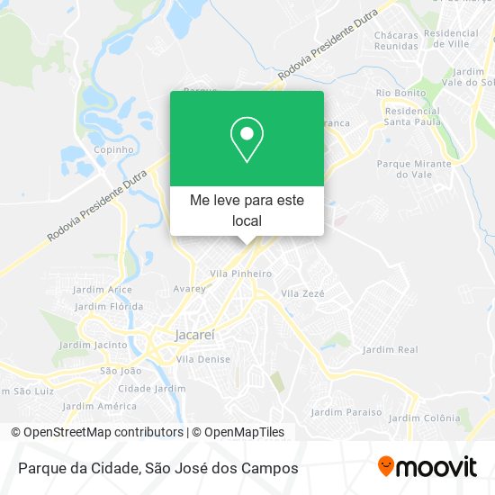 Parque da Cidade mapa