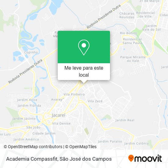 Academia Compassfit mapa