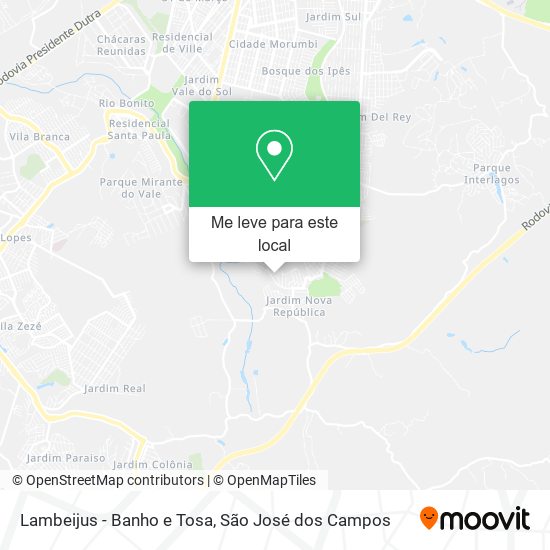 Lambeijus - Banho e Tosa mapa
