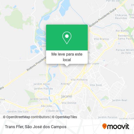 Trans Ffer mapa