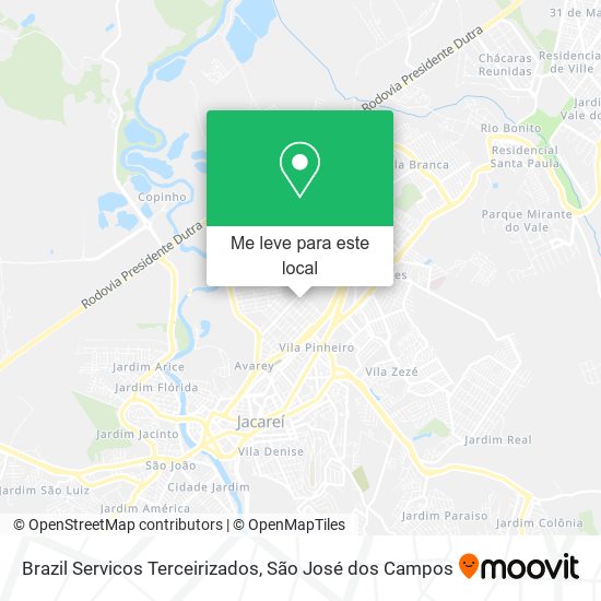 Brazil Servicos Terceirizados mapa