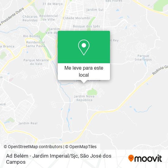 Ad Belém - Jardim Imperial/Sjc mapa