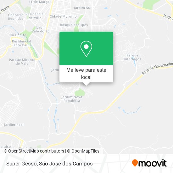 Super Gesso mapa