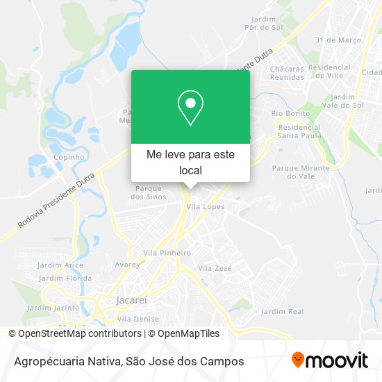 Agropécuaria Nativa mapa