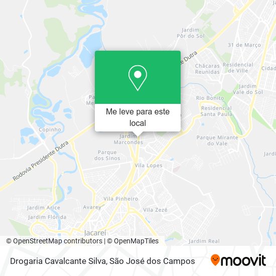 Drogaria Cavalcante Silva mapa