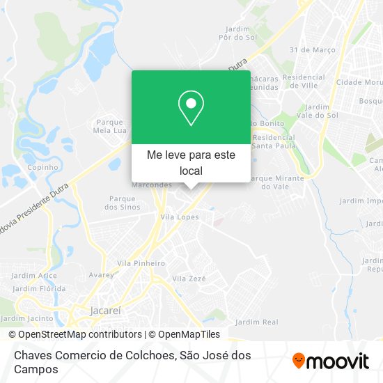 Chaves Comercio de Colchoes mapa