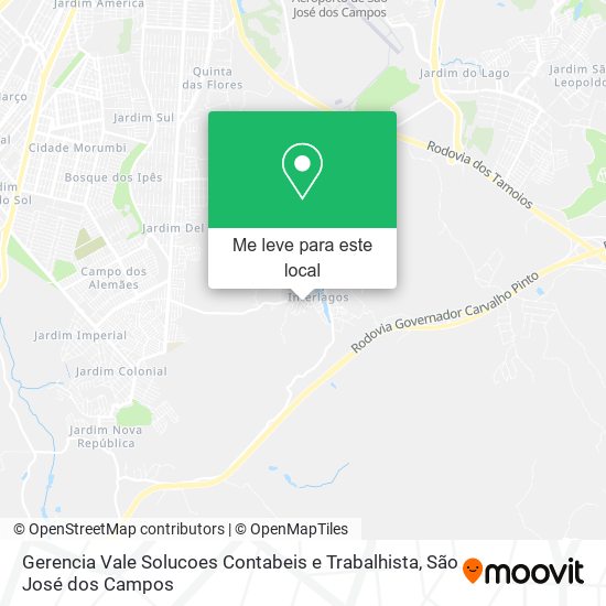 Gerencia Vale Solucoes Contabeis e Trabalhista mapa