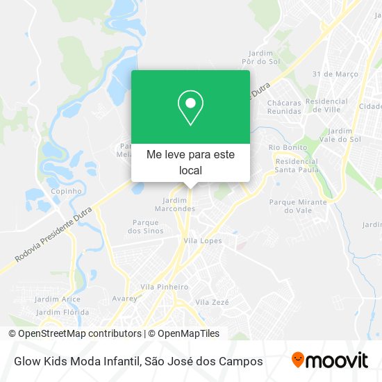 Glow Kids Moda Infantil mapa