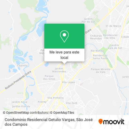 Condominio Residencial Getulio Vargas mapa
