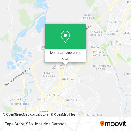 Tape Store mapa