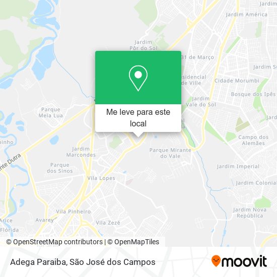 Adega Paraiba mapa
