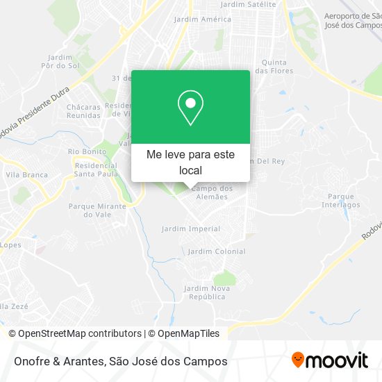 Onofre & Arantes mapa