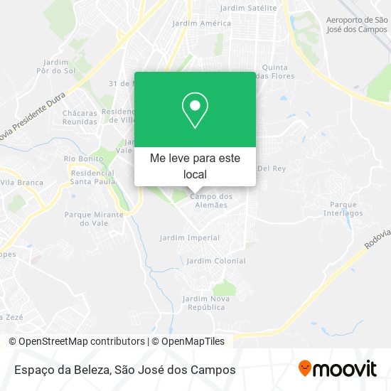 Espaço da Beleza mapa