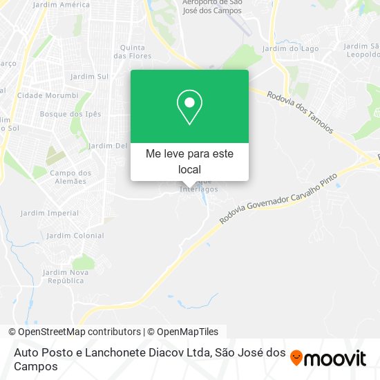 Auto Posto e Lanchonete Diacov Ltda mapa