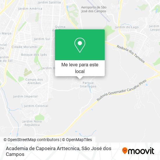 Academia de Capoeira Arttecnica mapa