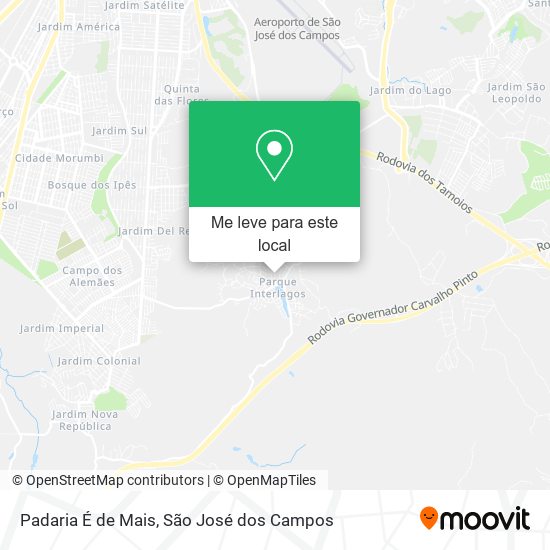 Padaria É de Mais mapa