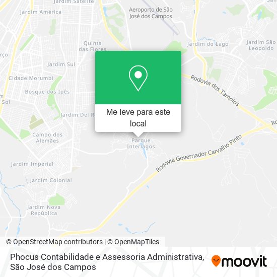 Phocus Contabilidade e Assessoria Administrativa mapa