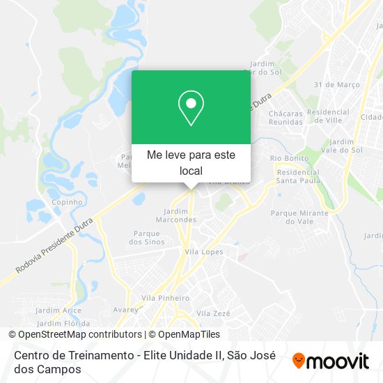 Centro de Treinamento - Elite Unidade II mapa
