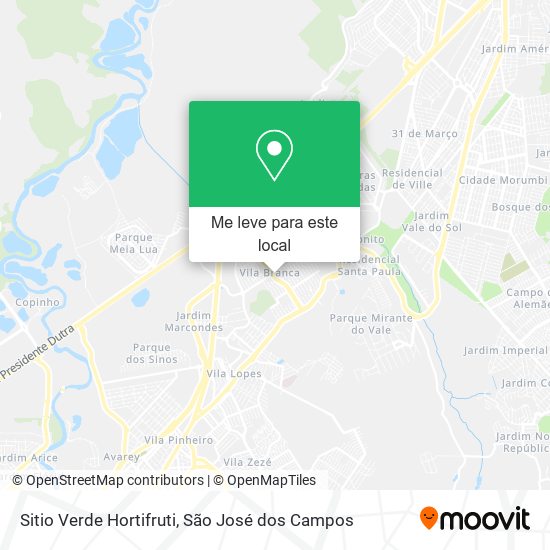 Sitio Verde Hortifruti mapa