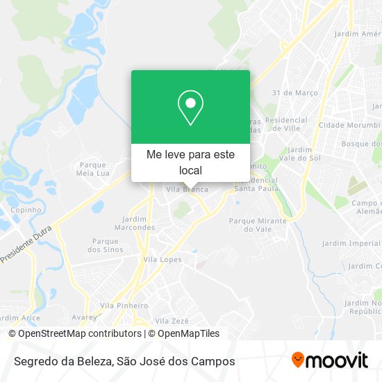 Segredo da Beleza mapa