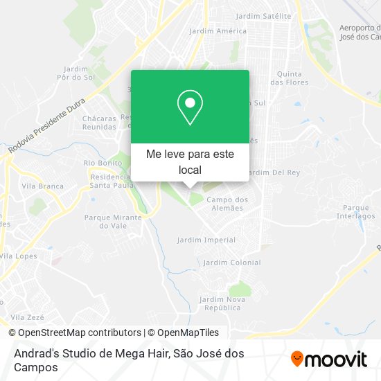 Andrad's Studio de Mega Hair mapa